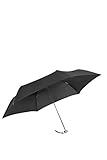 Samsonite Rain Pro - 3 Section Manual Ultra Mini Flat Ombrello Pieghevole, 22.5 cm, Nero (Black)