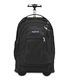 JANSPORT Zaino Trolley porta computer DRIVER 8 - Misure: 36 X 52 X 26 cm - Polyestere e Nylon - Tasca imbottita porta computer, spallacci a scomparsa, bastone telescopico con 2 altezze -  Colore: nero.