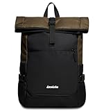 Invicta Zaino ACT FOLD - Verde - Ufficio, Lavoro, Viaggio & Tempo Libero - Maxi Capienza - Tasca Interna Porta PC - Tasca Porta Borraccia