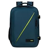 American Tourister Take2Cabin - Borsa da cabina Ryanair 40 x 25 x 20 cm, 24 L, 0,40 kg, bagaglio a mano, zaino aereo S sottosella, blu (Harbor Blue)