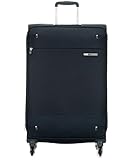 Samsonite Base Boost Spinner M Valigia Espandibile, 66 cm, 67.5/73.5 L, con lucchetto TSA, Blu (Navy Blue)
