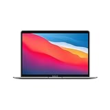 Apple PC Portatile MacBook Air 2020: Chip Apple M1, Display Retina 13', 8GB RAM, 256GB SSD, Tastiera retroilluminata, Videocamera FaceTime HD, Touch ID - Grigio siderale