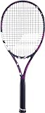 Babolat - Racchetta da tennis per adulti Boost Aero Pink - Racchetta leggera da donna - Corde e telaio in grafite per facilità e potenza durante il gioco - Taglia 2 - Colore: grigio/rosa