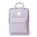 HYC00 Zaino Donna Casual per Scuola Superiore e Università, Zainetto Cartella Impermeabile Porta PC 14 Pollici