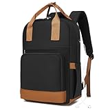 KONO Zaino Porta PC, Zaino per Computer Portatile da 15,6 Pollici, Elegante da Donna, Impermeabile Antifurto, Capiente per Scuola Università Lavoro e Viaggi