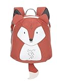 Lässig Piccolo zaino per bambini per la scuola materna con cinturino da 2 anni, 20 x 9 x 24 cm, 3,5 L, Rosso (Fox)