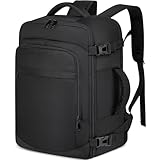 Zaino per Ryanair 40x20x25 Zaino da Viaggio Aereo Bagaglio a Mano 40x20x25 per Ryanair e Wizzair 20L Piccolo Borsa da Cabina per Voli Borsa da Viaggio Aereo Zaini Casual 14 Pollici Porta PC,Nero
