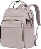 EMPSIGN Zaino Donna Porta PC 15,6 Pollici, Laptop Zaino Multitasche Universita con Caricatore USB, Zaino per Computer per Viaggi/Affari/Scuola/Ufficio, Rosa