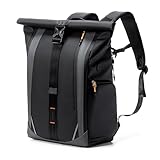 Inateck Zaino Rolltop 22L-26.8L, Zaino Porta PC Travel Backpack Apertura a 180° e Cerniere Impermeabili, Ideale per Lavoro, Tempo Libero, Viaggi di Affari, Weekend e Scuol