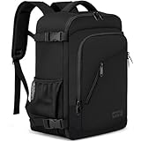 WENIG Zaino per Ryanair 40x20x25 Zaino da Viaggio Aereo Bagaglio a Mano 20L Piccolo Borsa da Cabina per Voli,14 Pollici Zaino Porta PC con Caricatore USB per Scuola Trekking Lavoro Nero