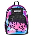 Seven Zaino Scuola Dual Detach, Fucsia Azzurro, Doppio Scomparto da 32 L Con Tasca PC, Tasca Borraccia, Tasca Con Organizer e Scomparto Staccabile, Scuola Media e Superiore, Zaino Ragazza