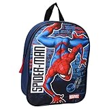 Zaino MARVEL AVENGERS SPIDER-MAN Beyond Amazing Uomo Ragno - Zainetto per bambini | Scuola | Asilo - Colore Blu Scuro - dimensioni 29x22x9cm - 200-4524 Navy