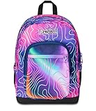 Seven Zaino Scuola Freethink, Rosa, Mapset Girl, Zaino Doppio Scomparto, Tasca Porta PC o Tablet e Tasca Porta Borraccia, Zaino Medie e Superiori, Bambina Ragazza