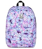 Invicta Zaino Monoscomparto Ollie Fantasy, Lilla, Tasca Porta Borraccia, Tasca per PC 14', Zaino Scuola, Bambina e Ragazza